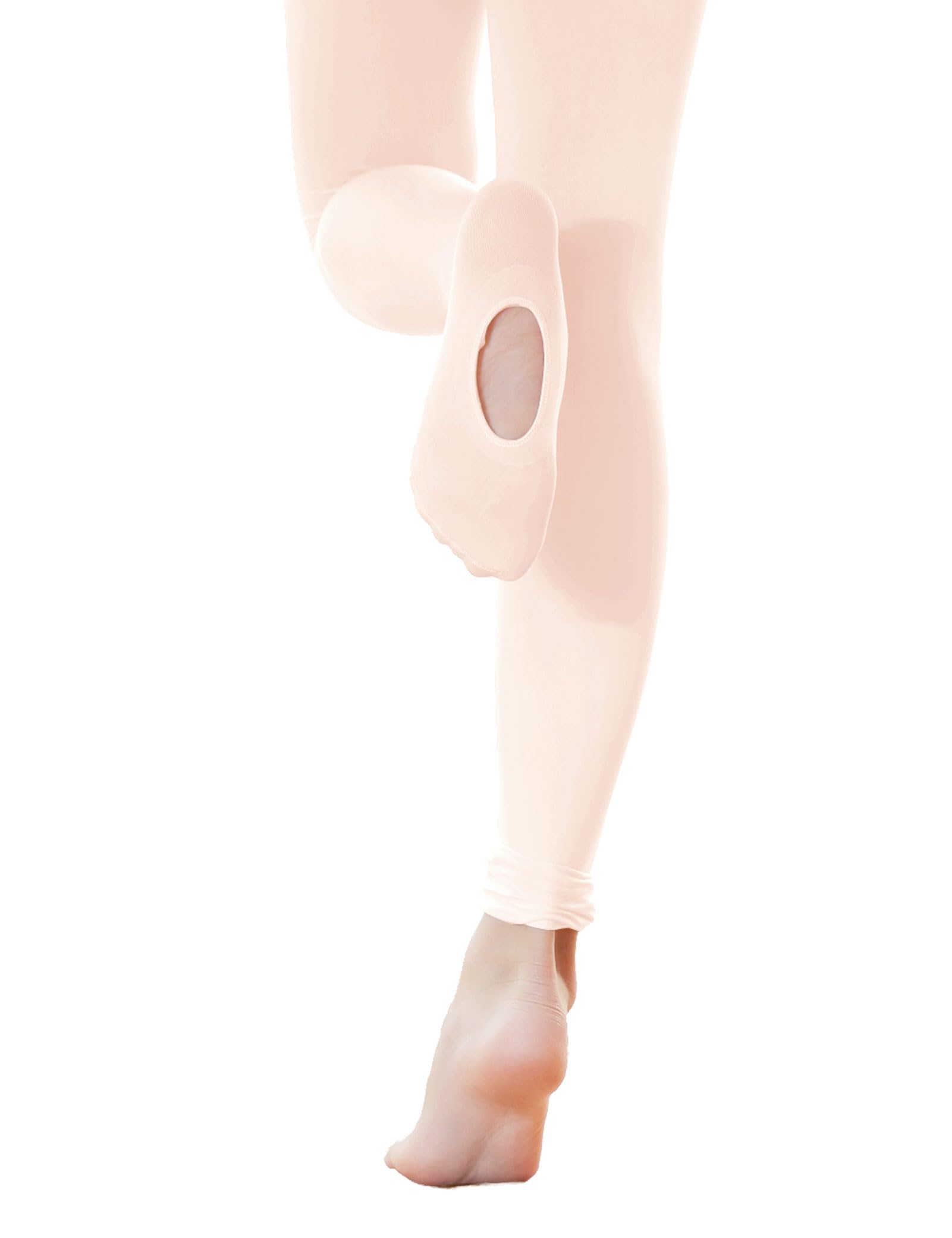 Ultra-soft Ballet Tights High Elastic Convertible Dance Pantyhose 2 Ways to Dress (Toddler/Girls/Women)