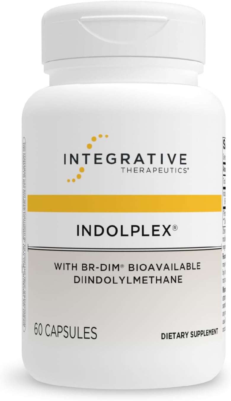 Integrative Therapeutics Indolplex – 240mg Bioavailable DIM for Hormone Balance Support* - Supports Estrogen Metabolism* - Gluten-Free & Dairy-Free - 60 Capsules (30 Servings)