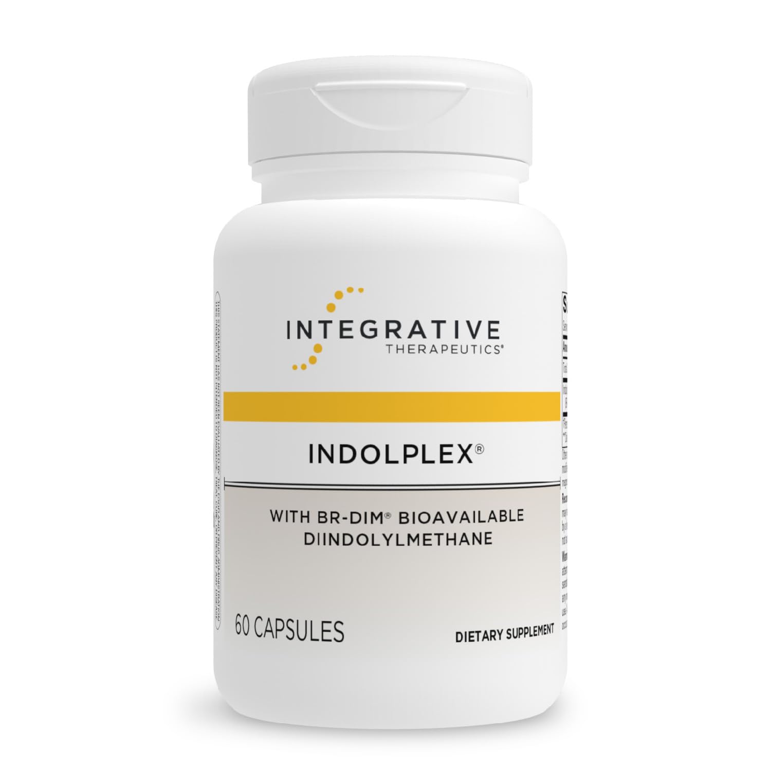 Integrative Therapeutics Indolplex – 240mg Bioavailable DIM for Hormone Balance Support* - Supports Estrogen Metabolism* - Gluten-Free & Dairy-Free - 60 Capsules (30 Servings)