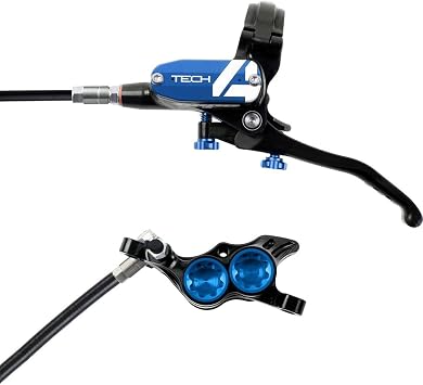 HOPE Tech 4 E4 Disc Brake and Lever Set Blue, Rear