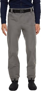 Fly Fishing Waders Pants with Neoprene Stocking with Pockets