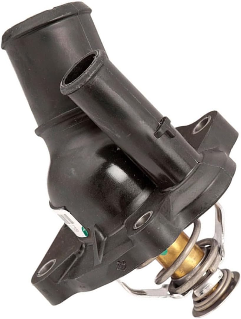Engine Coolant Thermostat Water Outlet Assembly fits Ford Escape,Focus,Fusion,Ranger,Transit Connect 2001 2002-2016 Replacement 3M4Z8575AB, 3M4Z8575A, 3M4G8575BD 1Piece