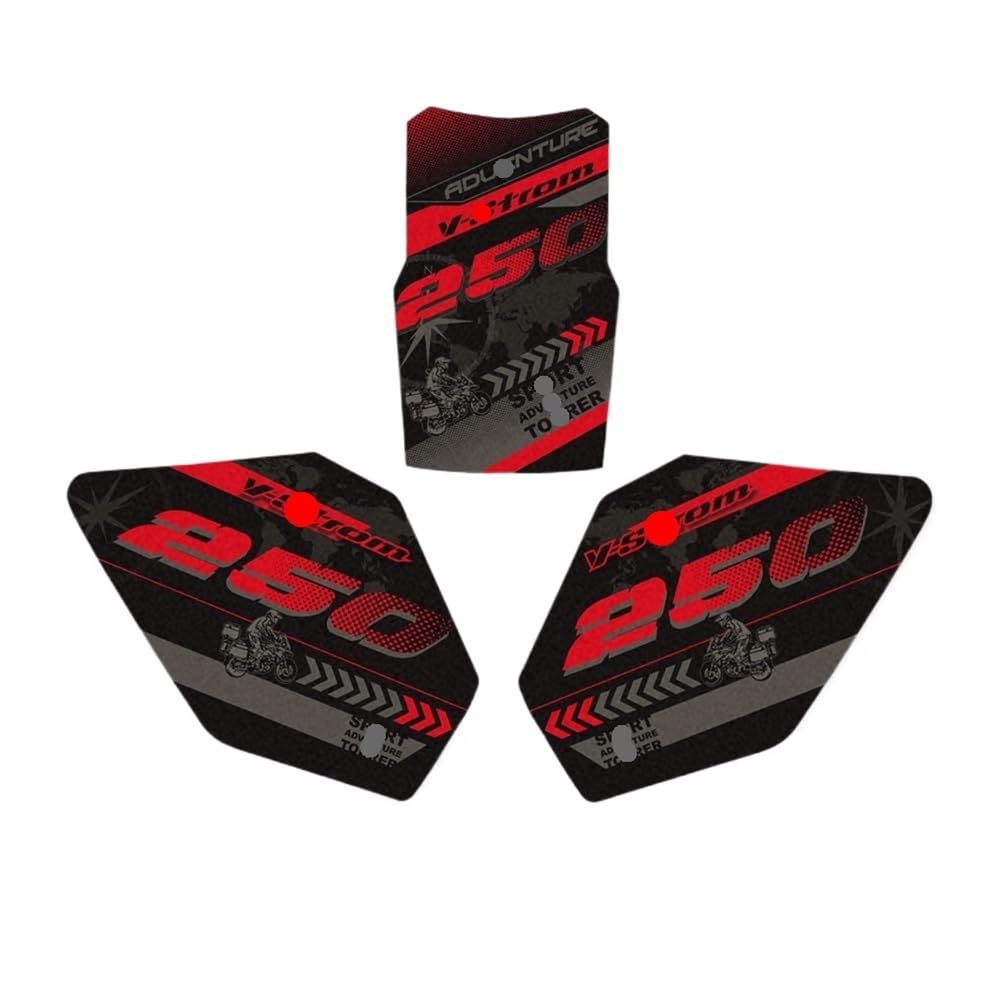 Frosted Motorcycle Accessories Sticker Decal Kit Fuel Tank Pad Protector for V-Strom DL 250 Vstrom Dl250 DL250 Protector Tanks Pad
