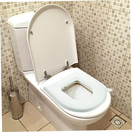 CUBTOL Toilettendeckel Toilettensitzdeckelabdeckung Toilettenpolsterkissen Toilettensitzbezug Winteraufkleber Toilettensitzkissen Komfortsitzkissen Verdicken Toilettensitzmatte – Bild 8