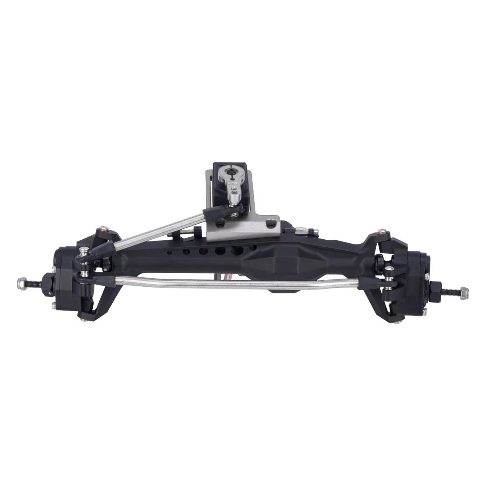 Garende 1/10 RC Servo Mount Front Axle Part for Model Vehicles, Argent