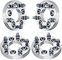 ECCPP 4X 1' 5 Lug Wheel Spacers Adapters 5x100 to 5x114.3 67.1mm CB fits for Beretta for Stratus with 12x1.5 Studs