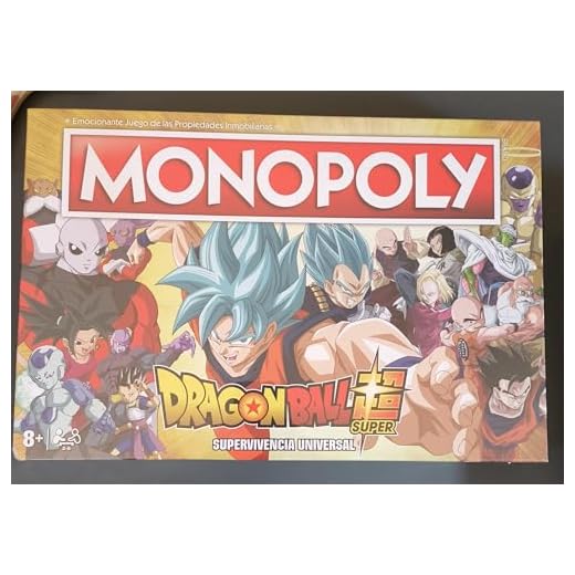 Winning Moves - Monopoly Dragon Ball Super, Juego de Mesa de las Propiedades Inmobiliarias - Versión en Español