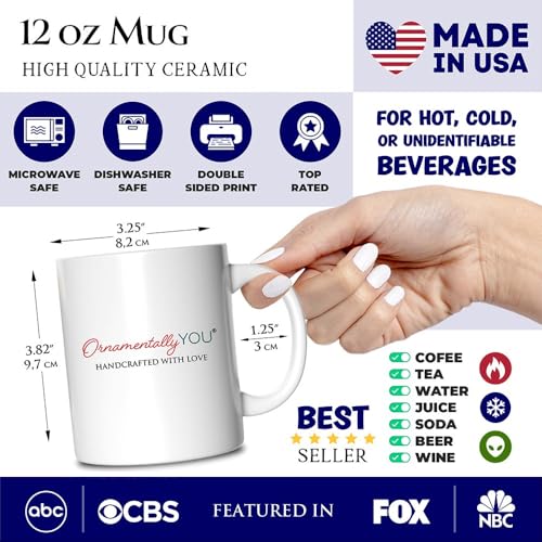 Taza cerámica con diseño artístico de Nueva Jersey 12 oz miniatura 2
