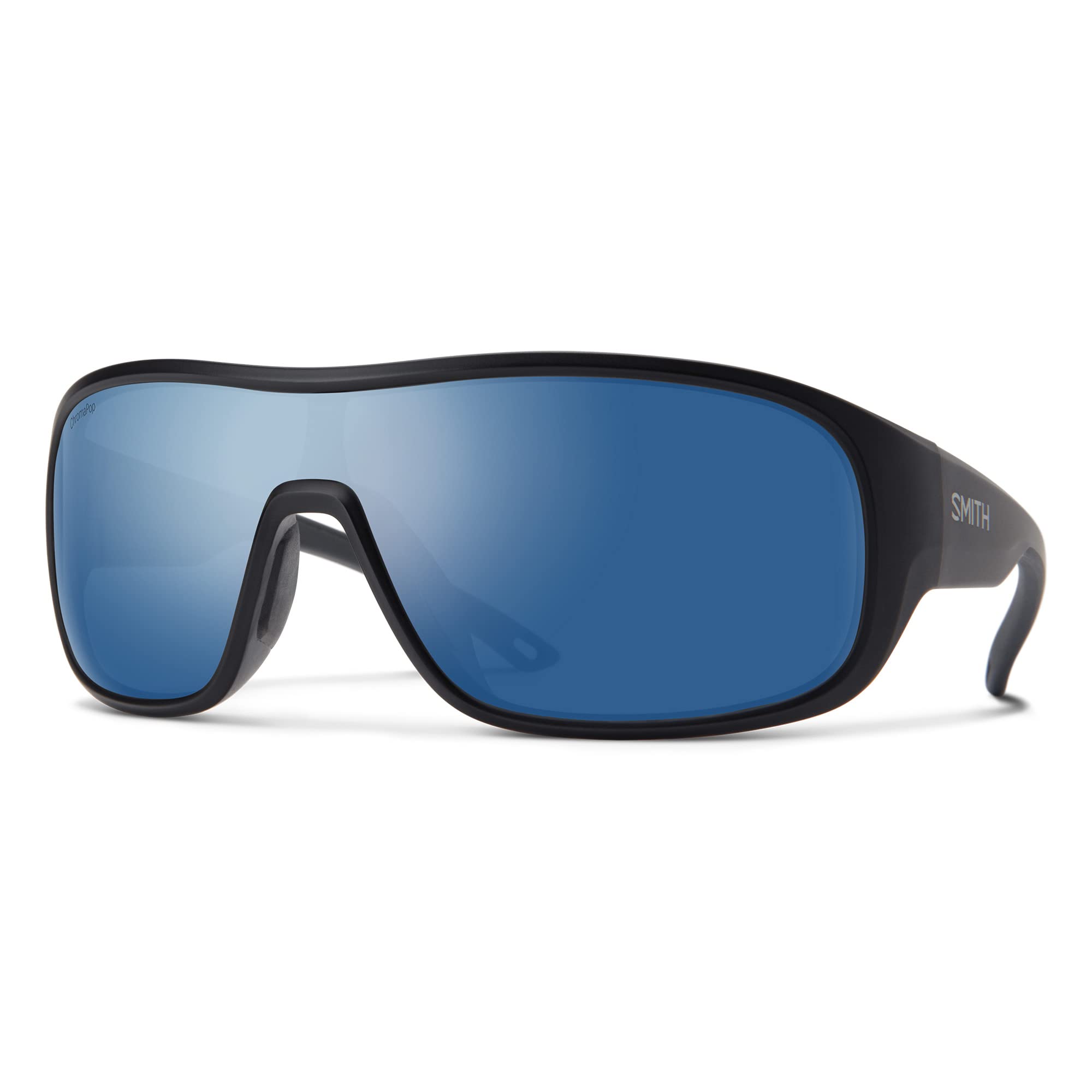 Spinner Perfomance Sunglasses - Matte Black | Chromapop Polarized Blue Mirror