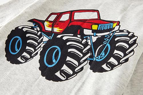 Akyzic Boys Planet Pajamas Sets 100% Cotton Pjs Toddler 2 Piece Long Sleeve Sleepwear Kids Clothes Sets Dinosaur Shirts4