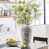 MAYOMAJO Artisan Handcrafted Ceramic Vase, Large Rustic Flower Vase, Vintage Stoneware, Unique Home Decor Pottery for Living Room Entryway Table Centerpieces, Kitchen, Shelf, Gifts