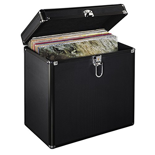 Hama Mallette (LP 50, aspect alu, en aluminium, pour stocker 50 disques, verrouillable, Boîte de rangement pour vinyle… - Les Beatles, Paul McCartney, John Lennon, RIngo Starr, George Harrison Hama Mallette (LP 50, aspect alu, en aluminium, pour stocker 50 disques, verrouillable, Boîte de rangement pour vinyle…