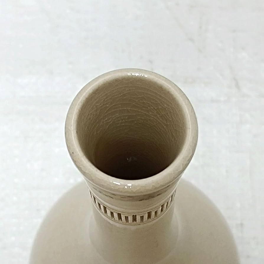 薩摩焼　白薩摩　廣田窯　金彩花絵　鶴首花瓶　一輪挿し Amazon.co.jp: 薩摩焼 白薩摩 廣田窯 金彩花絵 鶴首花瓶