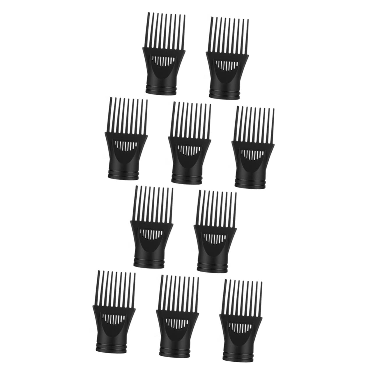 KALLORY 10 Pcs Hair Dryer Comb Blow Dryer Comb Attachment