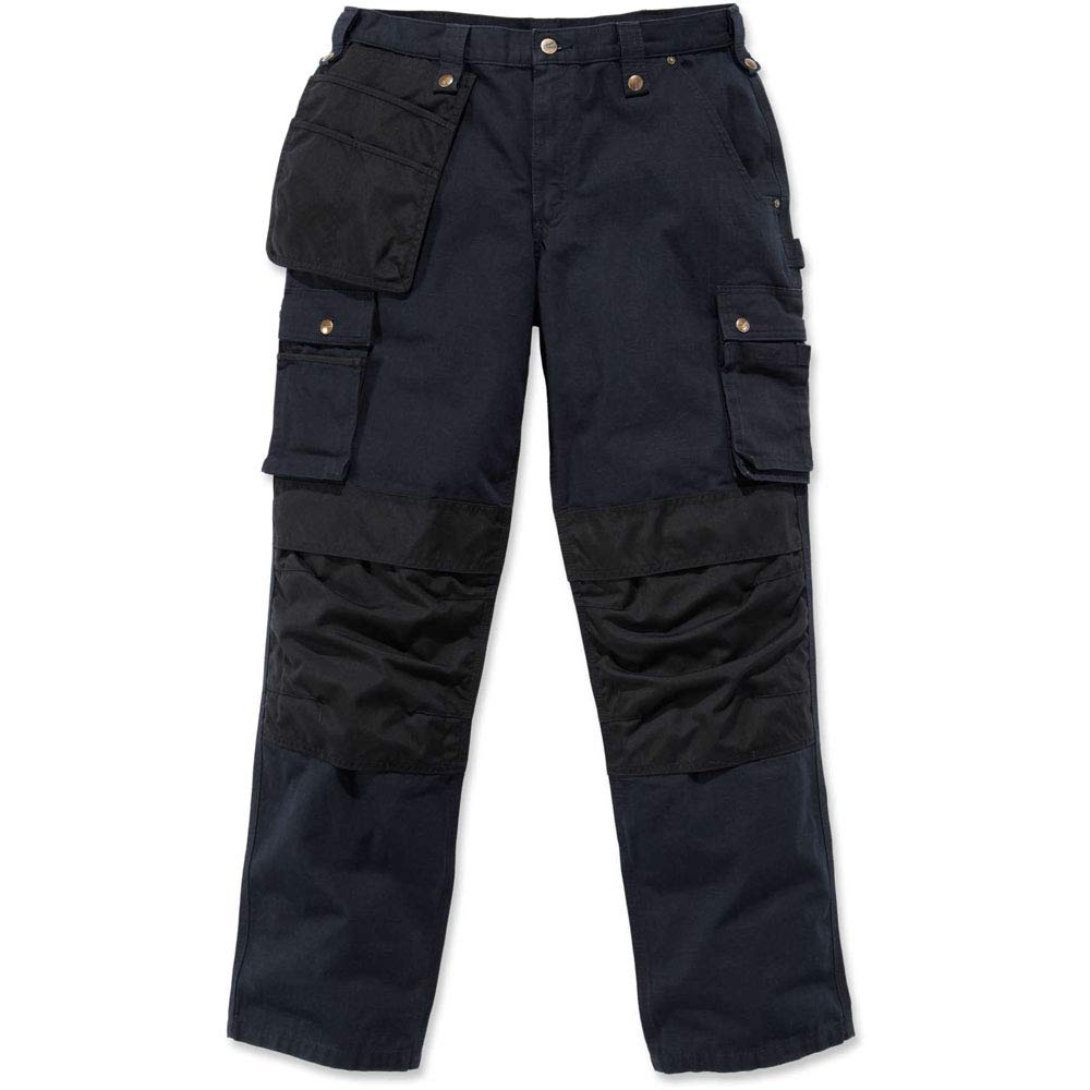 Carhartt .100233.001.S389 Multi Pocket Ripstop Pant, Size W30/L34, Black