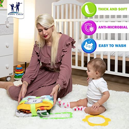 Tapis mois pour nouveau-né et couverture complimese bébé lavable - 3