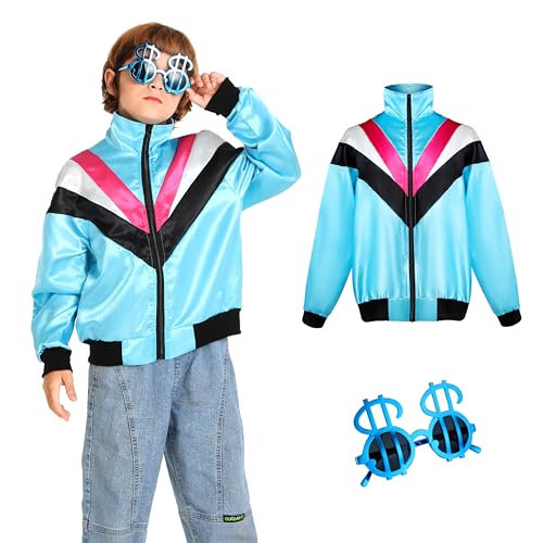 Disfraz Retro Hip Hop 80s para niños de 6-8 años miniatura 1