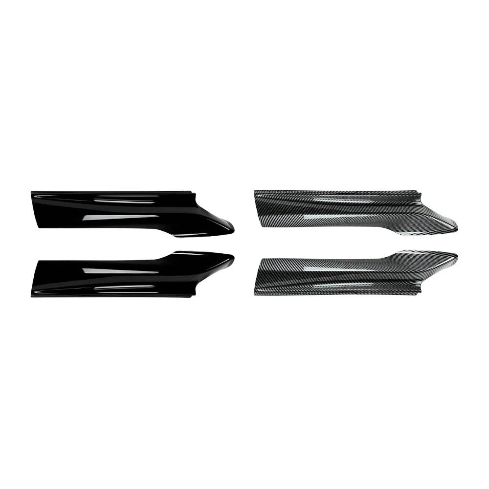 Spoiler dachowy Pasuje do F10 F11 M Sport serii 5 520i 530i przedni zderzak część rozdzielająca nakładki zderzaka Spoiler 2011-2017 1 para zestawy karoserii dyfuzora(Carbon fiber pattern)