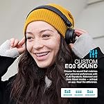 JLab Studio Wireless On-Ear Headphones, Black, 30+ Hour Bluetooth 5 Playtime, EQ3 Sound, Ultra-Plush Faux Leather & Cloud Foam Cushions, Track and Volume Controls - Image 3