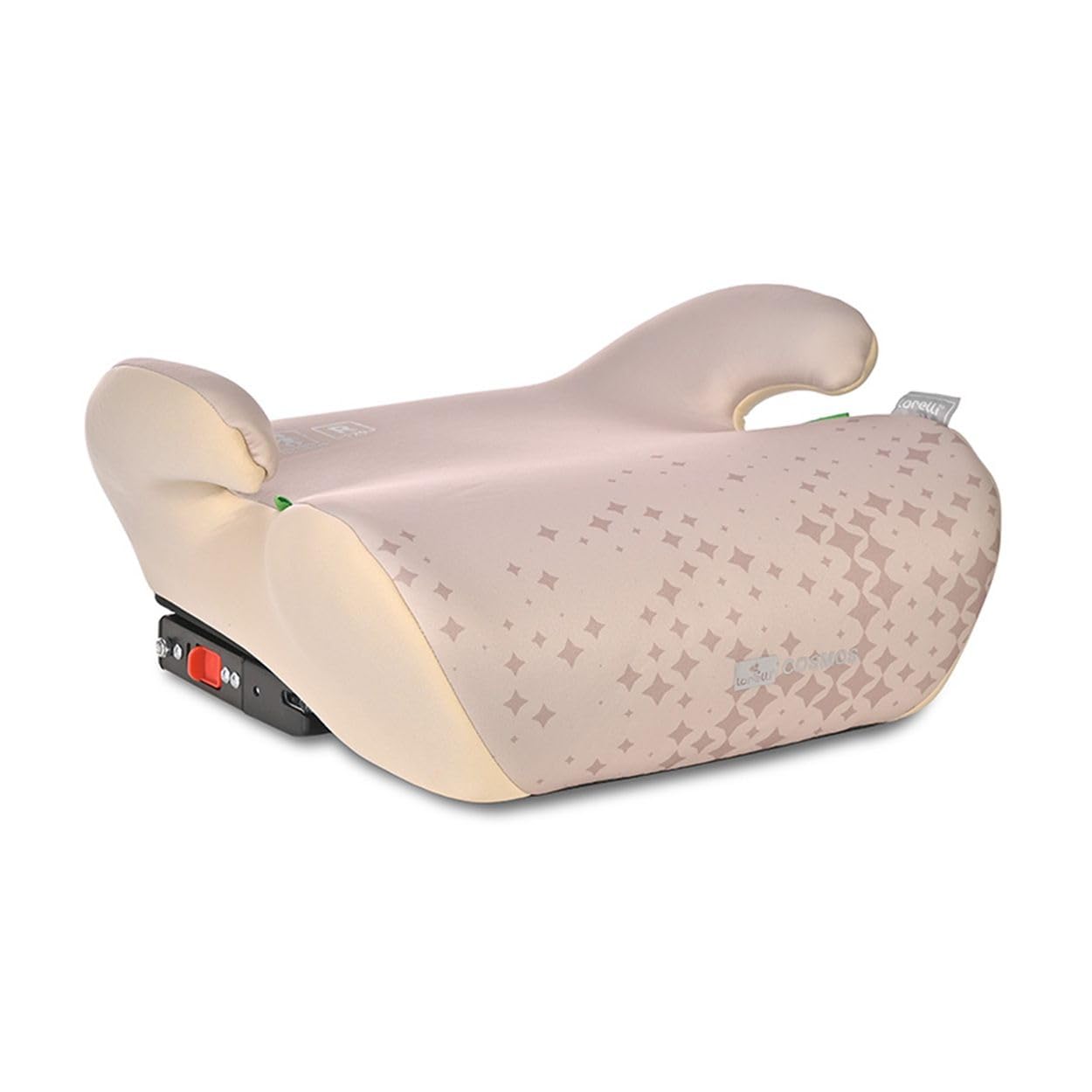 Lorelli Fotelik dziecięcy Cosmos i-Size (125-150 cm) Isofix, zdejmowany pokrowiec, podłokietnik, kolor: beżowy