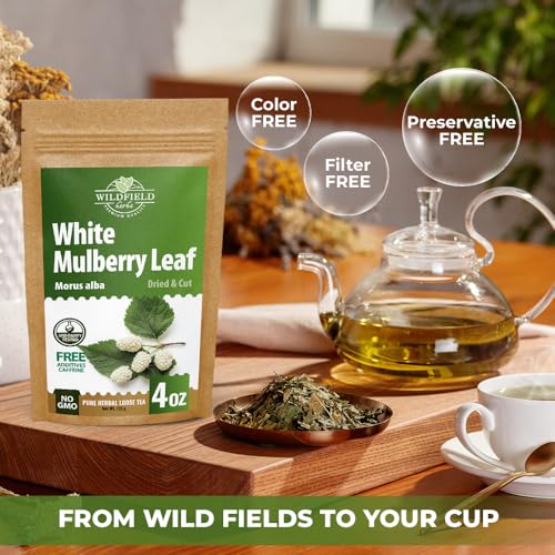 Image of 4 oz. White Mulberry Tea Mulberry Leaf Herbal Tea (Morus Alba) - 113g Herb Hoja De Morera