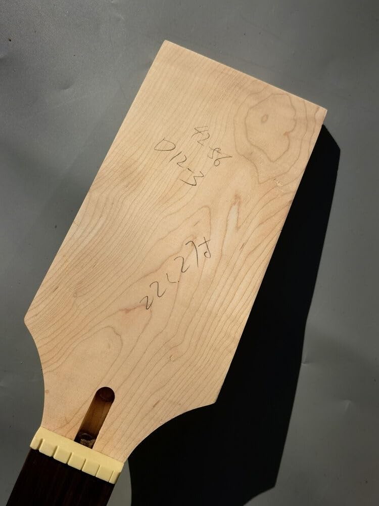 Manico For Chitarra Da 22 Tasti, Tastiera In Acero E Palissandro 27 Pollici, Baritono, Testa A Paletta