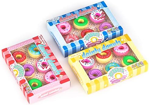 Satiskid Weihnachts-Radiergummi Set - 6 Niedliche Motive Zum Schneiden