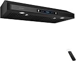 IKTCH 30 Inch Under Cabinet Range Hood with 900-CFM, 4 Speed Gesture Sensing&Touch Control Panel, Stainless Steel Kitchen Vent with 2 Pcs Baffle Filters(IKC01-30)