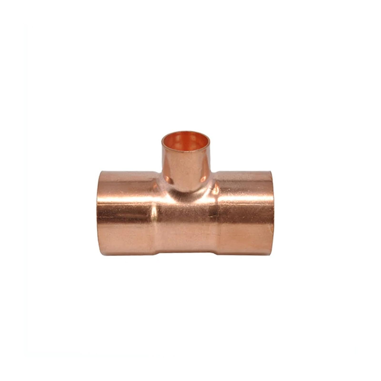 Trójnik redukcyjny 32 35 38 42 54 67 mm do 16-54 mm średnicy wewnętrznej, miedziany, lutowany, 3-drożny, przyłącze hydrauliczne(38mmx22mmx38mm)