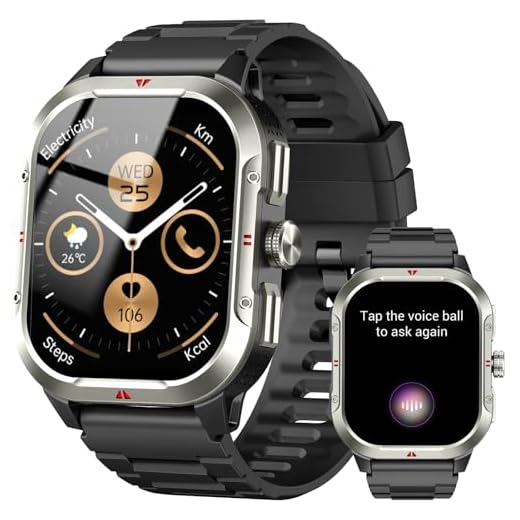 Reloj Inteligente Hombre con GPS, 2.06'' HD Smartwatch con Llamadas Bluetooth, IP68 Fitness Tracker con 110+ Modos Deportivos, Monitor de Sueño/Podómetro/Pulsómetro/SpO2 Smart Watch para Android iOS