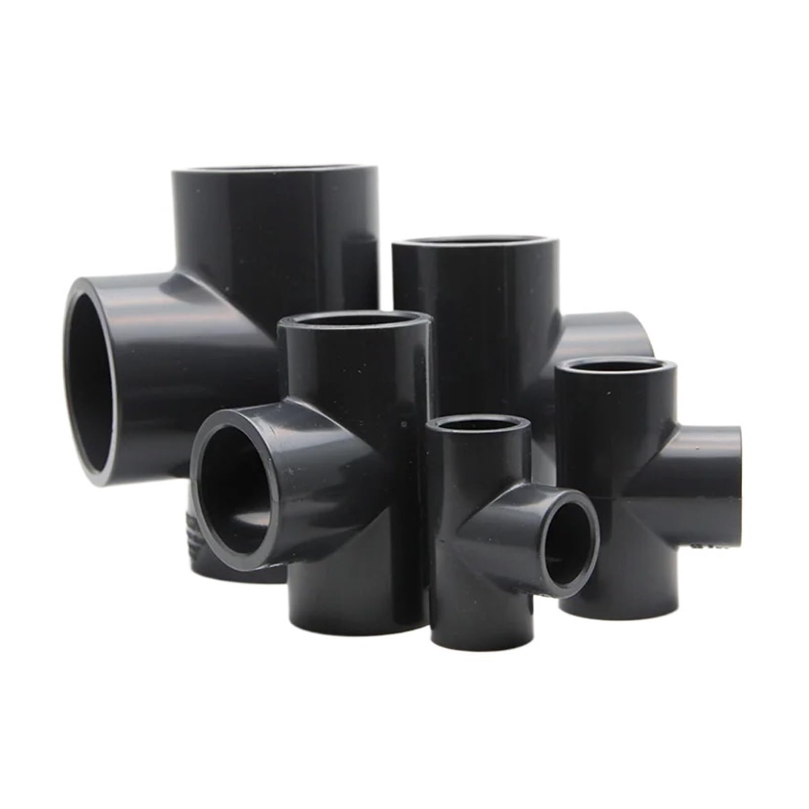PVC-T-Stück-Verbinder, Hausgarten-Bewässerungssystem-Zubehör, Aquarium-Adapter, Rohrverbinder, Wasserrohrverbinder, 1 Stück(INNER DIAMETER_63MM)