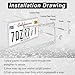 Amiss Bling License Plate Frame for Women, 1Pack Rhinestone Handcrafted Crystal Premium Stainless Steel, Stainless Steel Car Decorative Accessories with Diamond Sparkle Glitter Caps (Colorful)