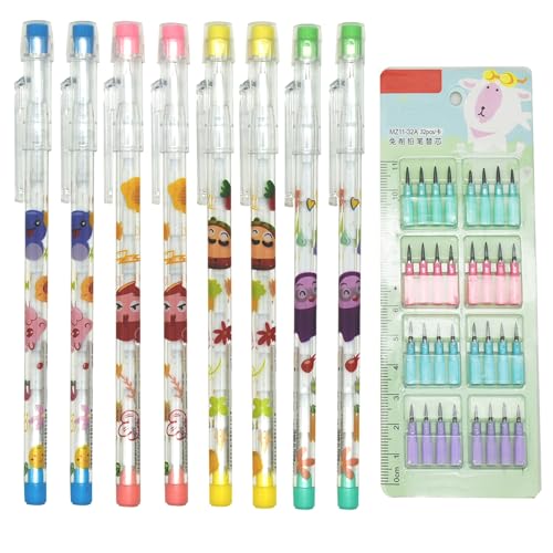 Set 40 lápices apilables sin afilar con 128 minas miniatura 1