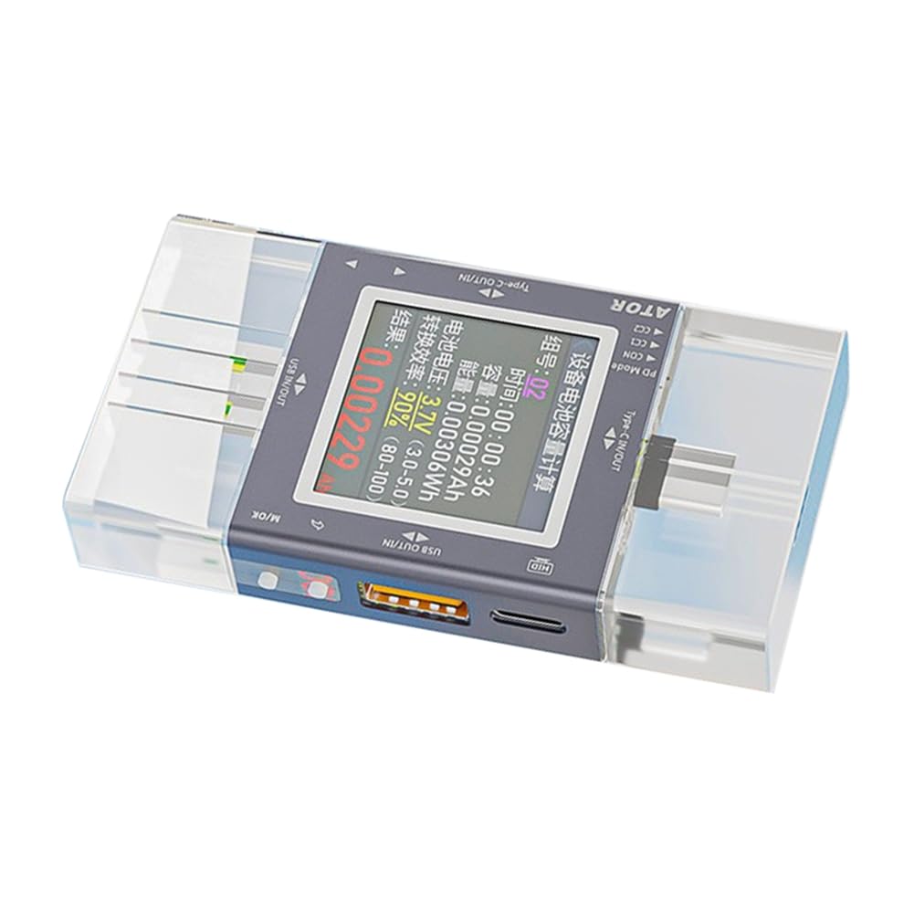 Testeur USB courant tension écran numérique multimètre de charge Type-C PD3.0 - 8