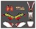 YINYANG Team motociclistico Grafica e sfondi Decalcomanie Adesivi Kit Adattati per Honda CRF450R CRF450 2002 2003 2004 CRF 450 450R