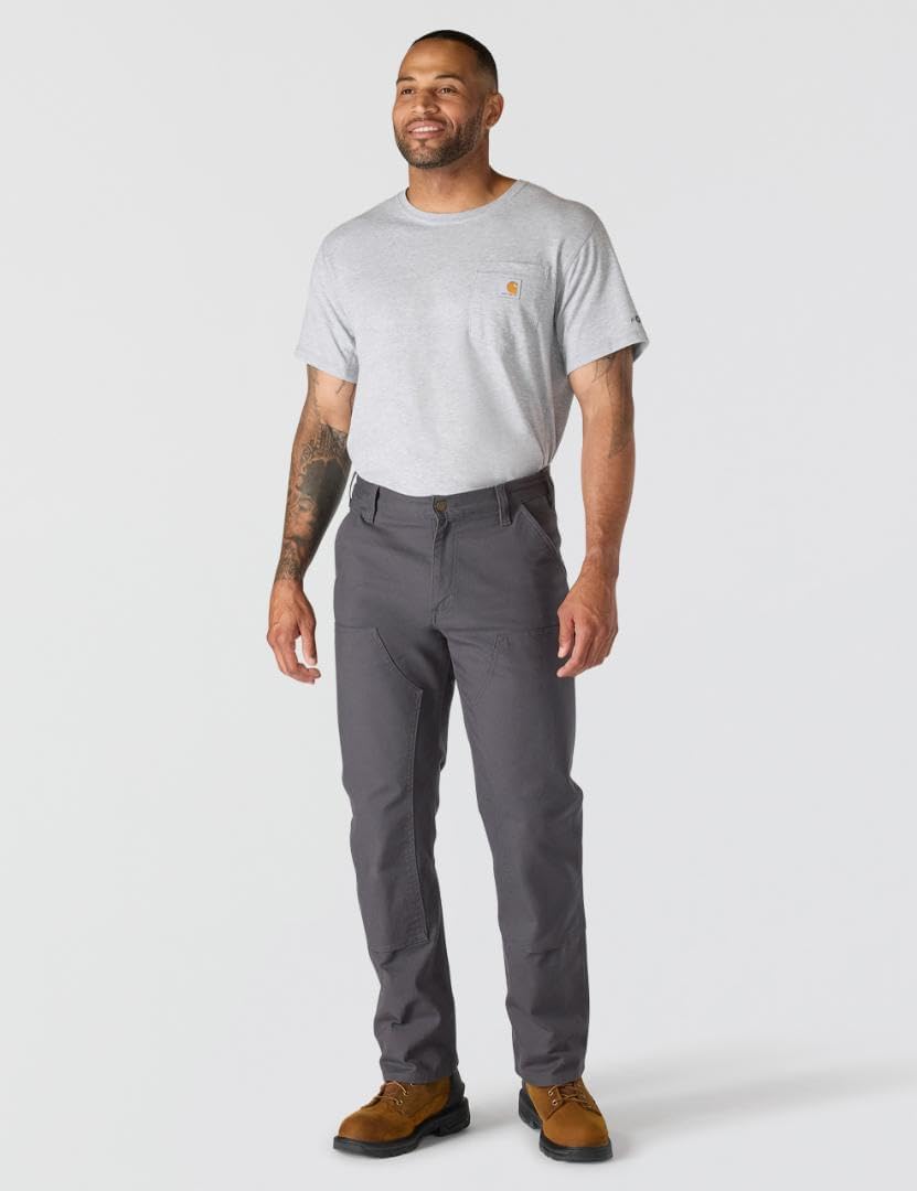 Carhartt Mens Relaxed Straight Rugged Flex® Duck Double-Front Dungaree - Image 5