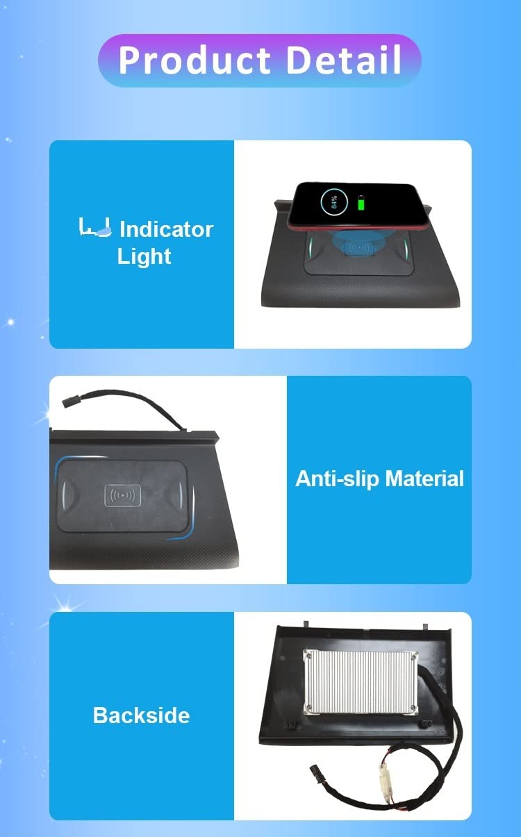 10W Ładowarka Telefoniczna Zasilacz Bezprzewodowy Panel