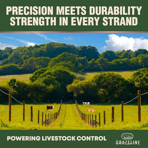 Image of Electric Fence Polywire 9-Strands 1 /8 inch 1000ft - Hot Wire 0.3 Ohm Resistance
