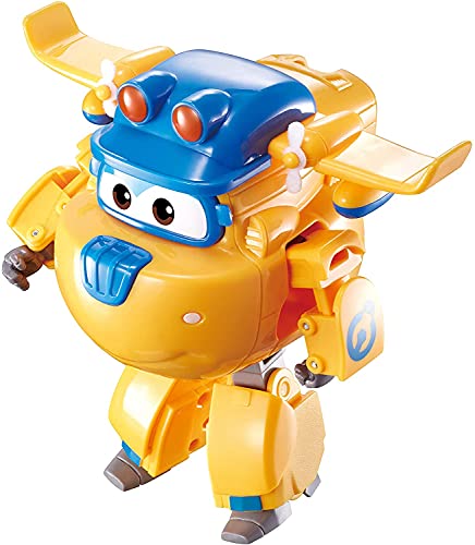 Super Wings TRANSFORMING DONNIE CONSTRUCTION – Avion Jouet Transformable et Figurine Robot, Robot Transformable du Dessin Animé ,Jouet Enfant 3 4 5 6 7 8...