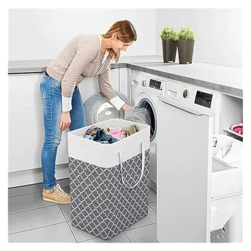 Panier à linge imperméable 75L grand format pliable - 6