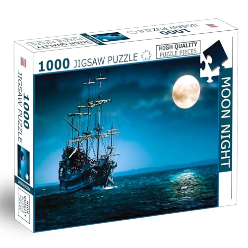 Image of Moon Light Jigsaw Puzzles 1000-Piece for Kids and Childrens Educational Puzzles Game for Learning, Gifts, and Fun Activities