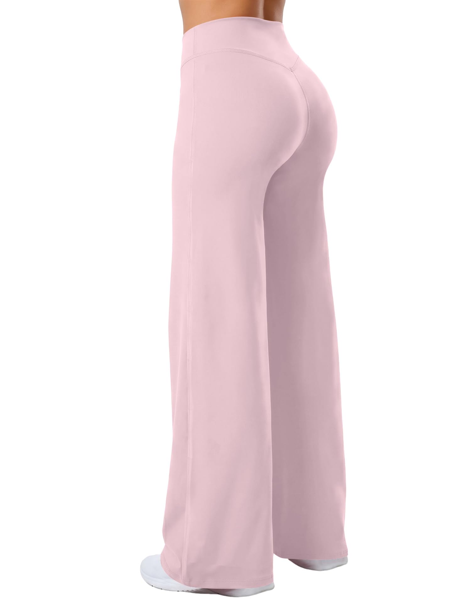 Rapbin Straight Leggings Damen Hohe Taille Flared Yogahose Scrunch Blickdicht Bauchkontrolle Schlaghose Sporthose für Gym Yoga