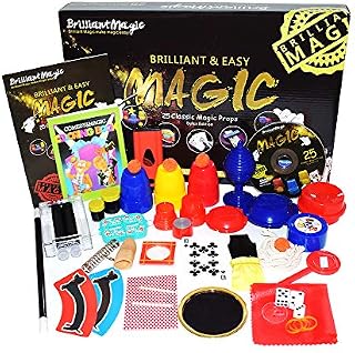 Jufang Magic Set Magic Kit for Kids Magic Games for Children Including 25