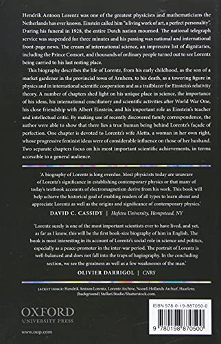 A Living Work of Art: The Life and Science of Hendrik Antoon Lorentz
