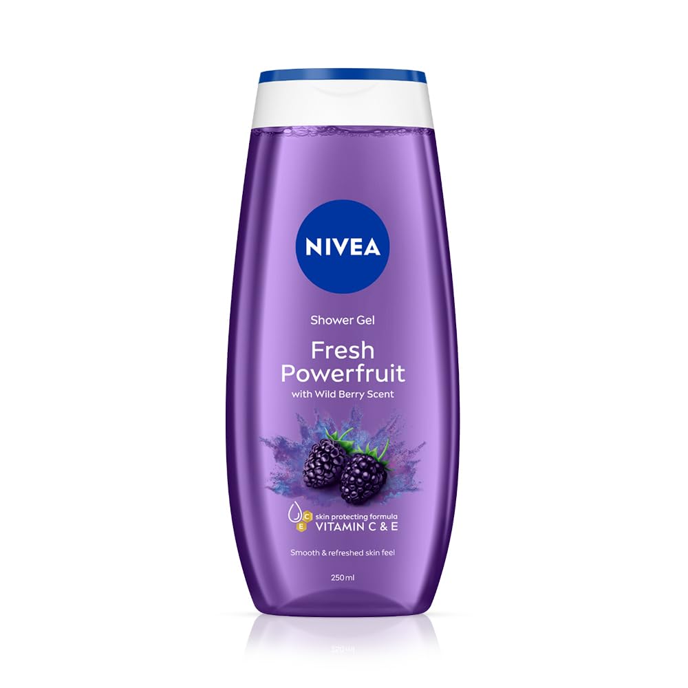 NIVEA Fresh Power Fruit 250ml Body Wash| Shower Gel with Real Fruit Extracts| Pure Glycerin for Instant Soft & Summer Fresh Skin|Microplastic Free |Clean, Healthy & Moisturized Skin-image-46
