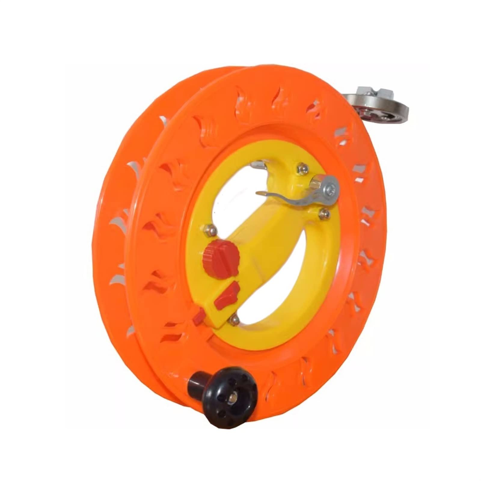 Enrollador de línea para Cometas, Rueda de Agarre para Carrete de bobinado para niños y Adultos, Bloqueo Seguro, Accesorio Profesional y Duradero (Color: Rueda de Cometa + 3 Hilos de línea d