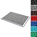 Produktbild Floordirekt Alu-Desinfektionsmatte | Hygienic Mat | Türmatte Schmutzfangmatte | Robuster & leistungsstarker Fußabstreifer | Spaghetti-Matten-Einlage in 7 Farben (48 x 68 cm, Grau)