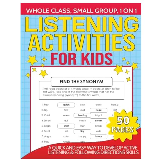 Listening and Following Directions Activities for Grades 2-5 | Critical Thinking Skills | SPED and Speech Activities: 15 Minute Activities to Help Build Listening Comprehension