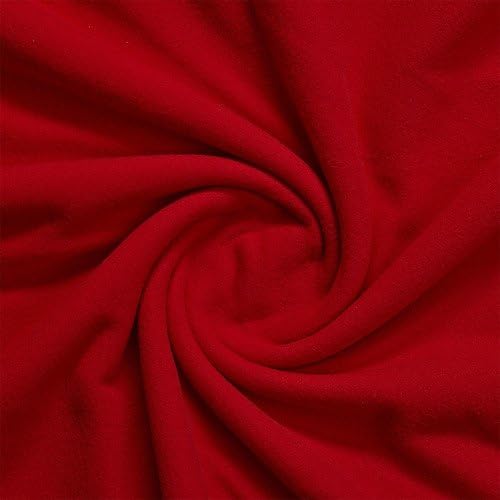 DiaperMaker Micro Fleece Fabric (Flame Red, sold by the yard)