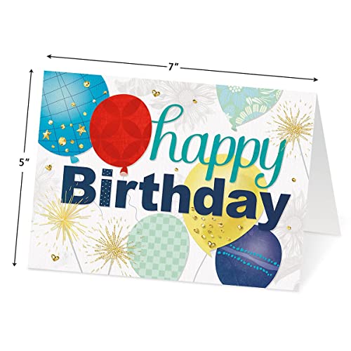 image for Current For Him Happy Birthday Greeting Card Set - Value Pack of 20 Ca